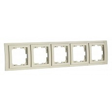 Рамка на 5 постов mono electric larissa 103-171700-164